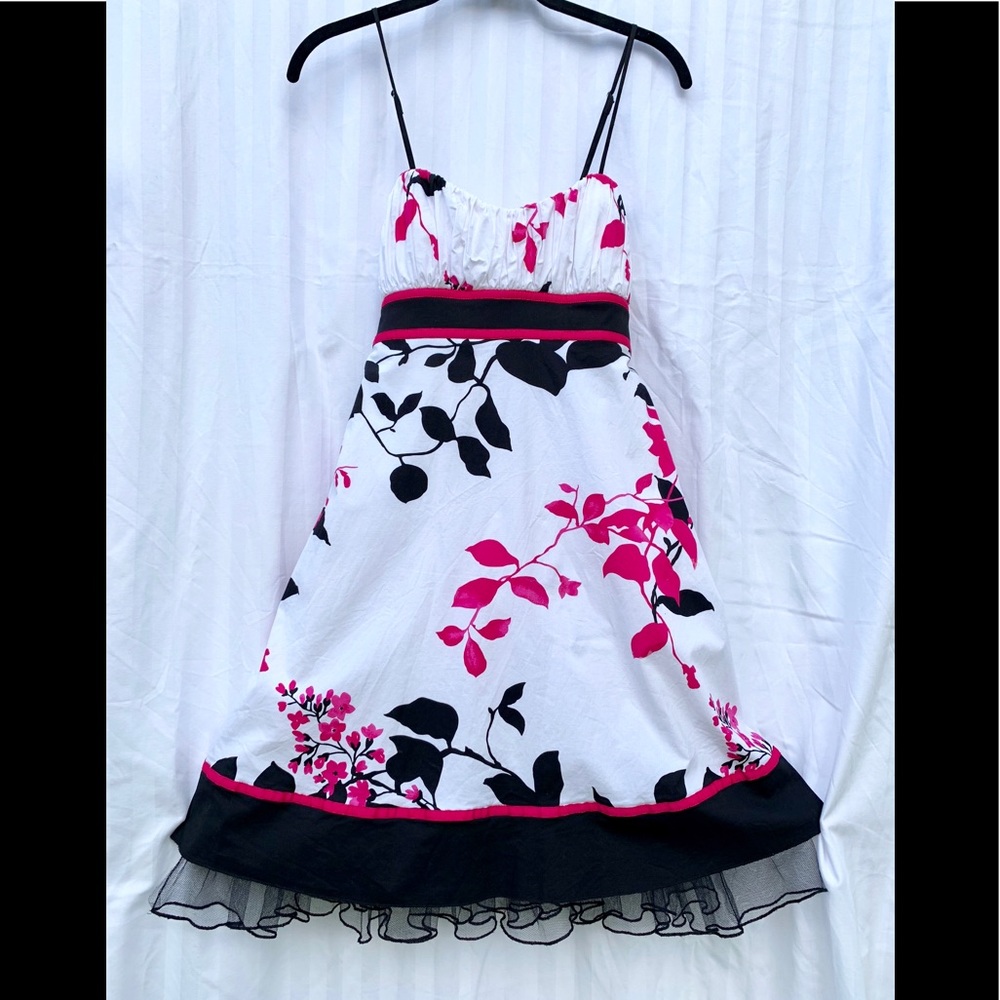 🖤💕 Petty Coat Floral Dress | Tie Waist 💕🖤